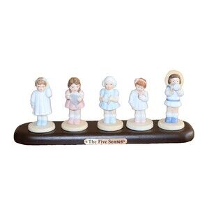 READ* Set of The Five Senses Balliol Ceramic Figurine Hamilton Gifts Korea